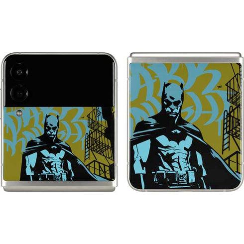 DC Comics Batman Poster Abstract Galaxy Z Flip3 5G Skin